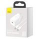 Комплект BASEUS [Адаптер USB-C+Кабель Type-C] Super Si Quick Charge 25W White 2779-0 фото 1