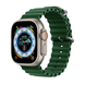 Ремінець Ocean Band 42,44,45,46mm(10,11S),49mm(ultra 1-3S) Dark Green 288-7 фото 1