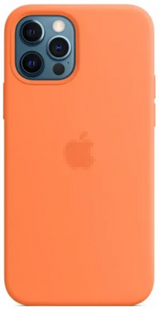 Чохол Silicone Case 1:1 для iPhone 12,12 Pro Kumquat 396-5 фото
