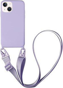 Чохол силіконовий з ремінцем Crossbody для iPhone 16 Glycine 2593-3 фото