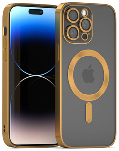 Чохол Shining with MagSafe на iPhone 12 Pro Max Gold 355-3 фото