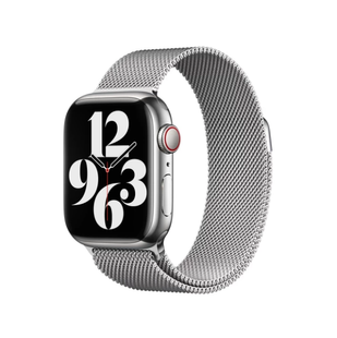 Ремінець Milanese Loop Apple Watch Magnetic 42,44,45,46mm(10,11S),49mm(ultra 1-3S) Silver 278-6 фото