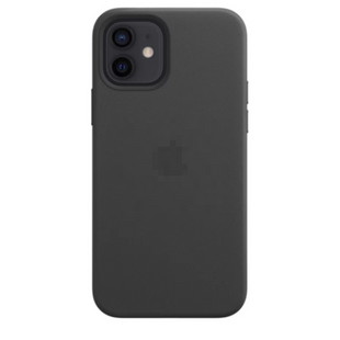Чохол Leather Case MagSafe iPhone 12 Mini Black 252-0 фото
