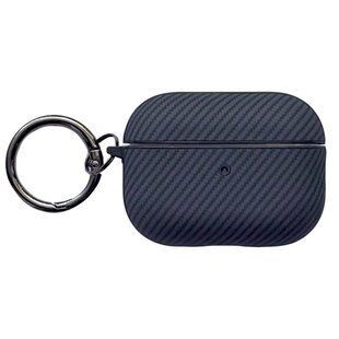 Чохол для AirPods Pro 2gen. Silicone Carbon Carabines Gray 3006-1 фото