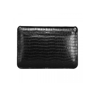 Конверт шкіряний WIWU Skin Croco Geniunie Leather Sleeve Series для MacBook 16" Black 2223-0 фото