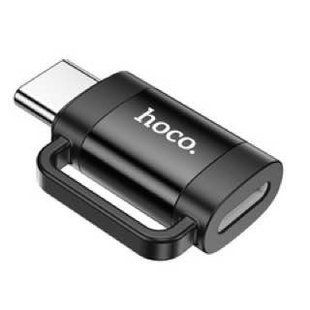 Перехідник HOCO UA31E Type-C male to Lightning female adapter Black 3787-0 фото