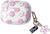 Чохол Jewelry для AirPods 3 з карабіном Pink Flower 2303-4 фото