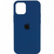 Silicone Case FULL iPhone 14 Pro Navy blue 129-34 фото