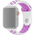 Ремінець Sport Band Nike 42,44,45,46mm(10,11S),49mm(ultra 1-3S)White - Purple 284-2 фото