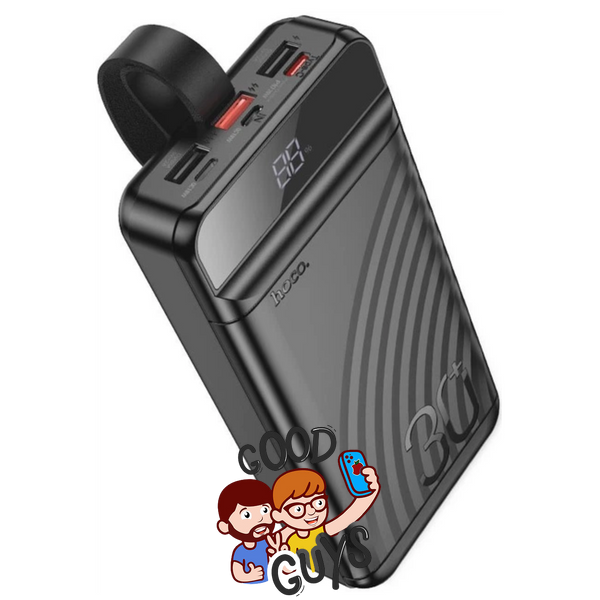 Power Bank Hoco JB123 Element 22.5W + PD20W fully compatible with LDC and LED-lamp 30000mAh Black 4273-0 фото
