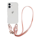 Чохол Armored з ремінцем Crossbody для iPhone 17 Air Pink Sand 4065-10 фото 1