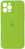 Чохол Silicone case Full + camera iPhone 12 Pro Lime Green 1064-1 фото