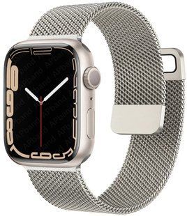 Ремінець Milanese Loop Apple Watch Magnetic 42,44,45,46mm(10,11S),49mm(ultra 1-3S) Stone 278-7 фото