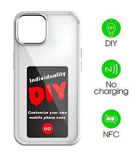 Чохол NFC Photo changing case для iPhone 15 White 2248-1 фото