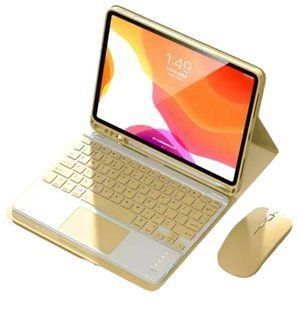 Чохол-клавіатура та мишка для iPad 10.2"/10.5"" Yellow 2325-9 фото