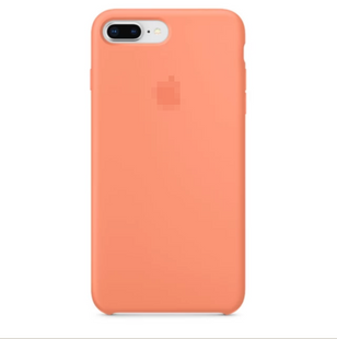 Silicone Case FULL iPhone 7 Plus,8 Plus Peach 113-41 фото