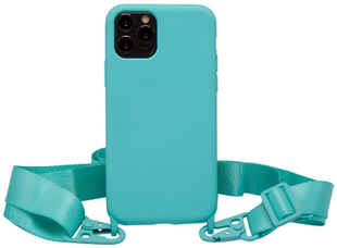 Чохол силіконовий з ремінцем Crossbody для iPhone 7,8,SE 2 Marine 1191-7 фото