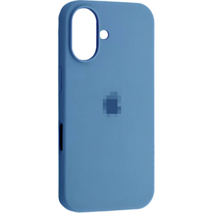 Чохол Silicone case Full iPhone 16 Plus Azure blue 2481-23 фото