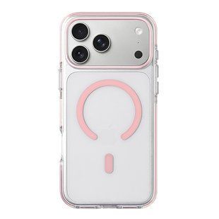 Чохол Crystal ColorFrame with MagSafe iPhone 17 Pro Max Pink 4400-2 фото