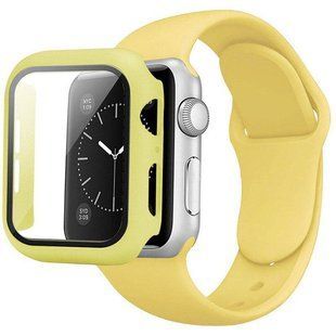 Чохол із ремінцем Sport Band для Apple Watch 41 mm Yellow 1727-3 фото