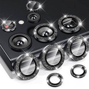 Захисні лінзи для камери Diamonds для Samsung S23 Ultra Black 2985-0 фото