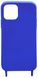 Чохол силіконовий з ремінцем Crossbody для iPhone 12 Pro Max Royal Blue 1199-16 фото 2