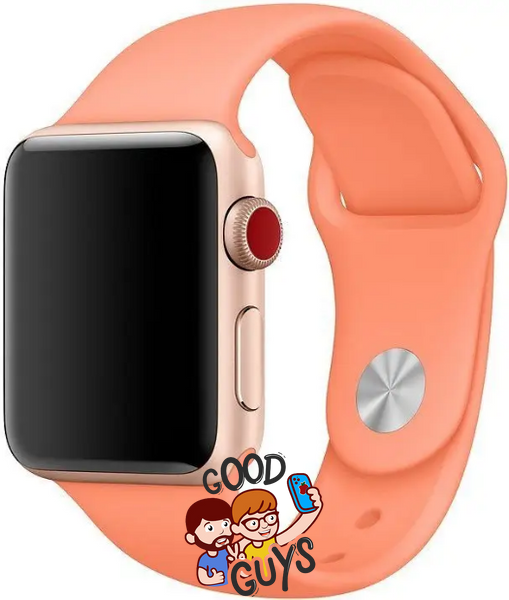 Ремінець Apple Watch Silicone 42,44,45,46mm(10,11S),49mm(ultra 1-3S)Peach 276-41 фото