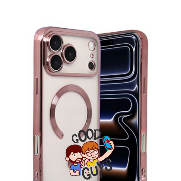 Чохол Shining with MagSafe на iPhone 18 Pro Rose Gold 4603-0 фото