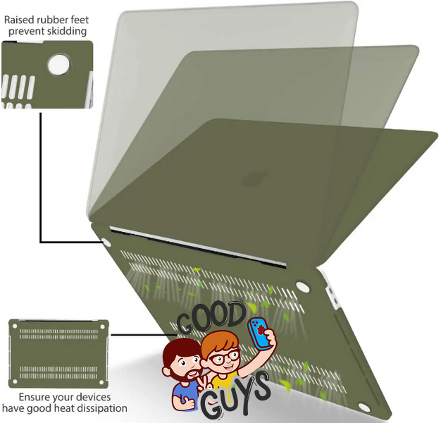 Накладка MacBook HardShell Case 15.4 Retina (A1398) 2012-2016р. Army Green 1298-21 фото