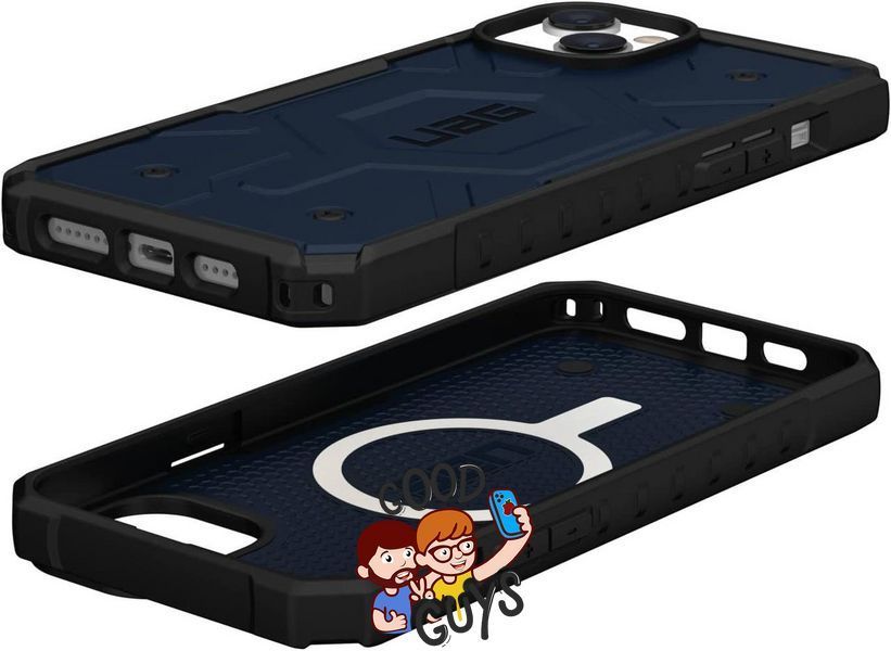 Чохол протиударний UAG Pathfinder з MagSafe для iPhone 14 Plus Blue 2924-4 фото