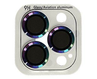 Скло (лінзи) для камери Metal Classic для iPhone 14 Pro/14 Pro Max Rainbow 1800-5 фото