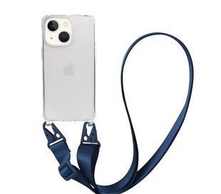 Чохол Armored з ремінцем Crossbody для iPhone 15 Cobalt Blue 1820-8 фото