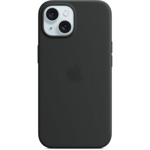 Чохол Silicone Case 1:1 для iPhone 15 Black 1644-0 фото