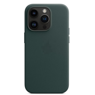 Чохол Leather Case 1:1 with MagSafe iPhone 17 Pro Max Forest Green 4032-2 фото