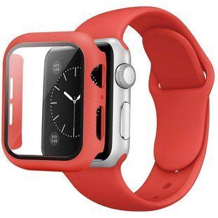 Чохол із ремінцем Sport Band для Apple Watch 41 mm Red 1727-4 фото