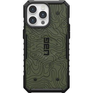 Чохол протиударний UAG Pathfinder з MagSafe для iPhone 16 Pro Camo Green 2524-12 фото