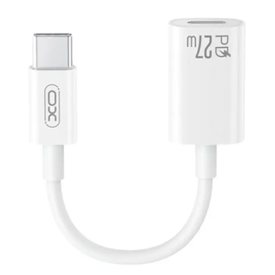 OTG-адаптер XO NBR268A Type-c to Lightning 27W Charding Model Imitation Original Adapter White 4218-0 фото