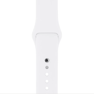 Ремінець Apple Watch Silicone 38,40,41mm,42mm(10,11S) White 275-8 фото