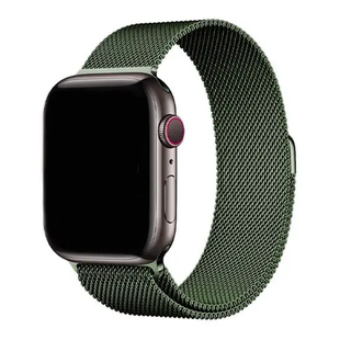 Ремінець Milanese Loop Apple Watch Magnetic 42,44,45,46mm(10,11S),49mm(ultra 1-3S) Virid Olive 278-8 фото