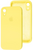 Чохол Silicone Case FULL+camera, SQUARE side iPhone XR Yellow 1059-21 фото