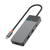 Адаптер WIWU [A721HD] Linker 7in1 USB-C to USB-C+2xUSB3.1+HDMI+SD/MicroSD+PD 100W Gray 4342-0 фото