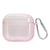 Чохол для AirPods Pro Neon case напівпрозорий з карабіном Pink Sand 2364-3 фото