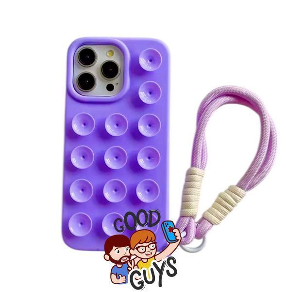 Чохол Silicone Suction Case для iPhone 15 Violet 3073-2 фото