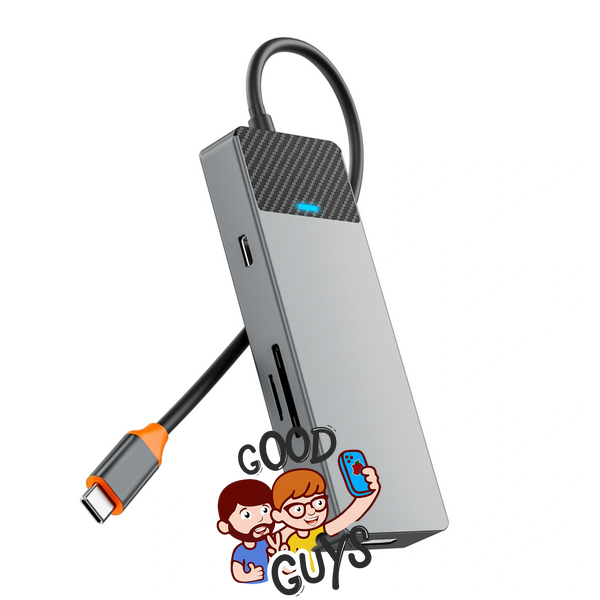 Адаптер WIWU [A721HD] Linker 7in1 USB-C to USB-C+2xUSB3.1+HDMI+SD/MicroSD+PD 100W Gray 4342-0 фото