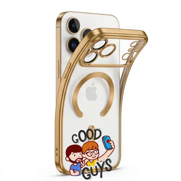 Чохол Shining with MagSafe на iPhone 18 Pro Gold 4603-1 фото