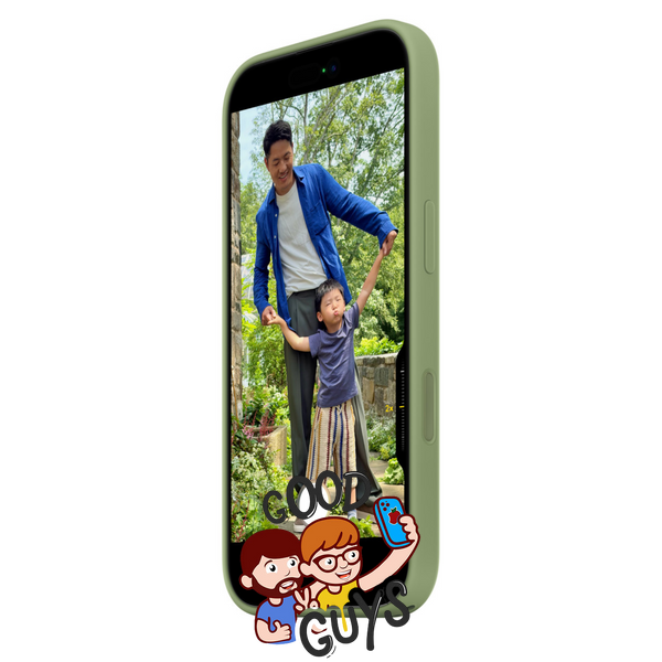 Чохол Silicone Case 1:1 з закритою кнопкою камери для iPhone 17 Air Light Moss 4117-6 фото
