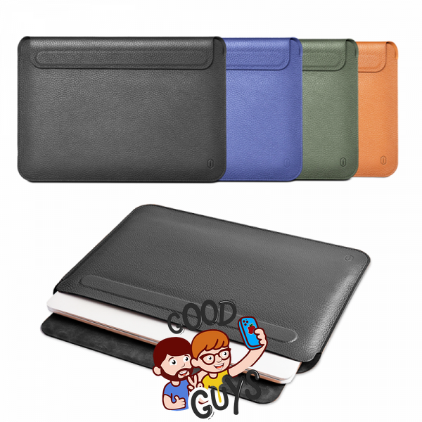 Конверт шкіряний WIWU Skin Pro Geniunie Leather Sleeve для Macbook Pro 16" Green 2224-3 фото