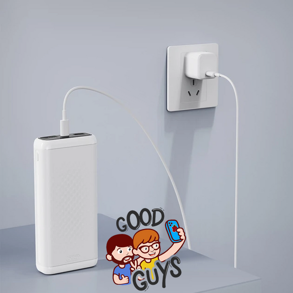 Power Bank XO PD309 22.5W Digital Fast Charger 20000mAh White 4274-1 фото