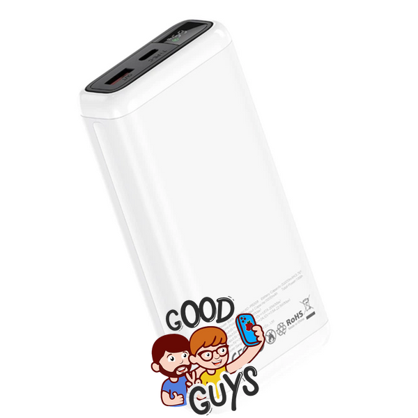 Power Bank XO PD309 22.5W Digital Fast Charger 20000mAh White 4274-1 фото