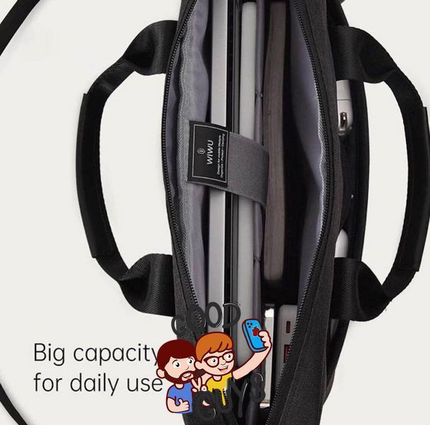 Чохол-сумка WIWU для MacBook 16" Minimalist Laptop Bag Pro II Series [Polyester Surface] Black 2781-0 фото